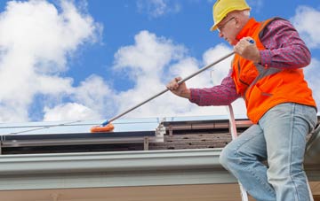 Mansfield soft wash roof cleaning